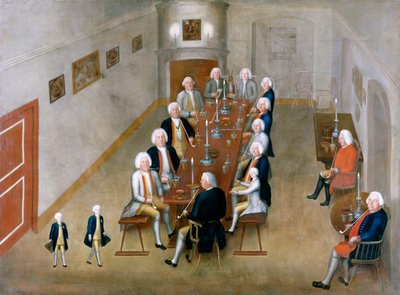 Der Rauchende Rat von Friedrich Wilhelm I. von Preußen, ca. 1737 von George Lisiewski